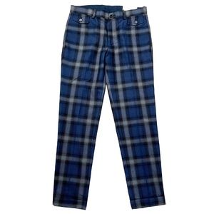 INC International Concepts Slim Fit Shadow Plaid Suit Pants Men's 29